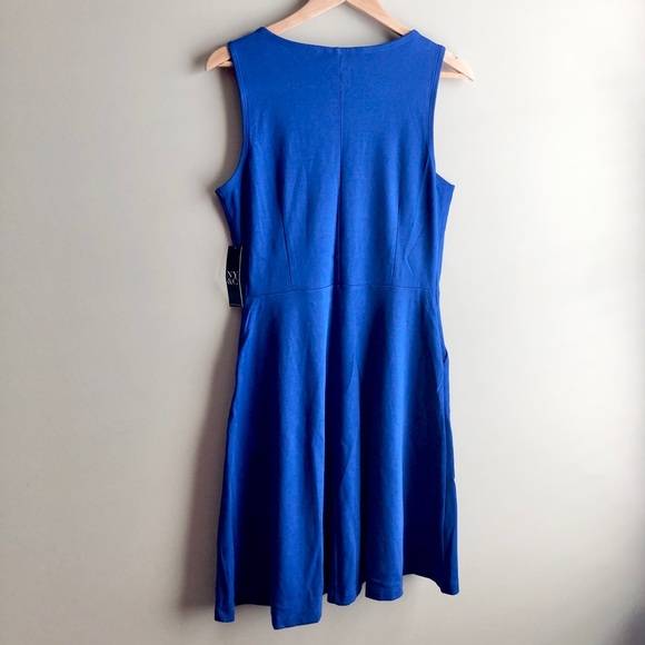 NWT NY&Co Blue Casual Dress - Picture 4 of 5